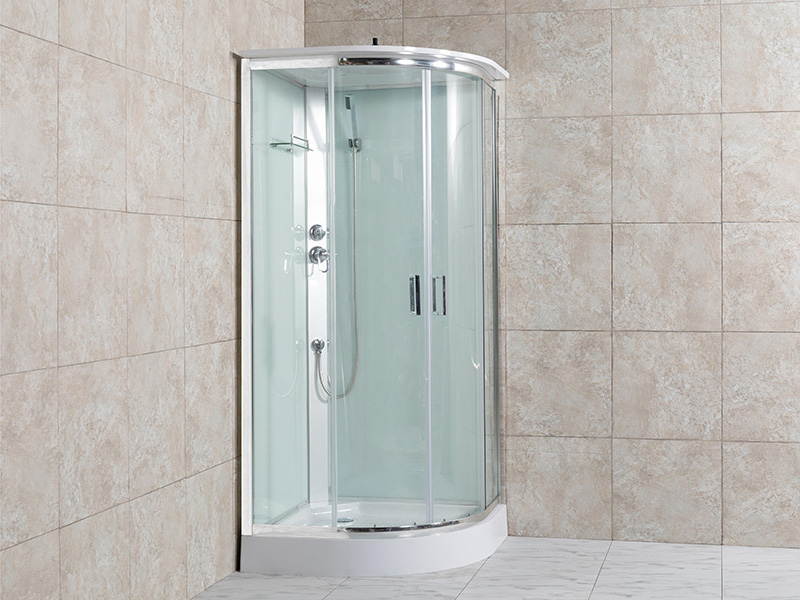 Cabine de douche en verre transparent P2SE pour salle de bain